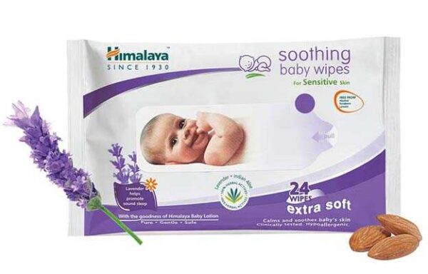 Himalaya Soothing baby Wipes 24's